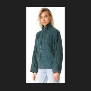 Free People Quilted Dolman Jacket XS M